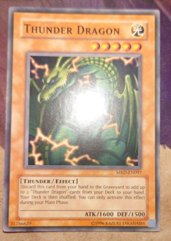Yu-Gi-Oh Thunder Dragon MRD-EN097 Common Card - Image 1