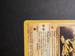 French Electabuzz Base Set Regular Rare Pokemon Card Elektek Unlimited Edition - Image 2