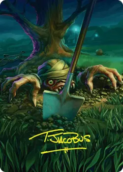 Exhume Art Card (Gold-Stamped Signature) #52 Art Series: Duskmourn NM - Image 1