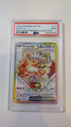 Eevee ex 174 Promo PSA 9 Pokemon TCG Scarlet & Violet Promo Cards - Image 1