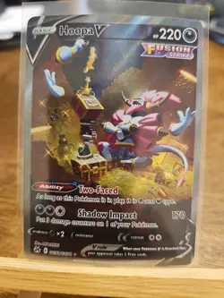 Hoopa V GG53/GG70 Crown Zenith Galarian Gallery NM Full Art Pokemon Card - Image 1