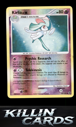 Reverse Holofoil Kirlia 53/132 Pokemon Uncommon Secret Wonders Card LP - Image 1