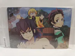 Demon Slayer Wafer Card 031 Tanjiro, Inosuke & Zenitsu - Image 1