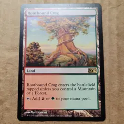 Rootbound Crag (228) Core Set 2013 M13 LP MTG Magic the Gathering Rare Land - Image 1