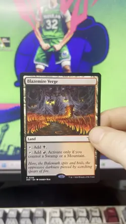 Blazemire Verge Duskmourn House of Horror Regular Rare Land Magic the Gathering - Image 2