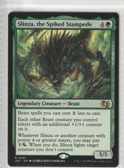 Slinza, the Spiked Stampede (Anime) #55 - Foundations Jumpstart - Normal - Rare - Image 1