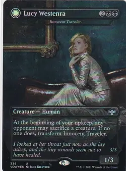 MAGIC THE GATHERING MTG - LUCY WESTENRA / ARISEN VAMPIRE - CRIMSON VOW 336 - Image 1