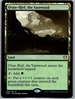 #296 Oran-Rief, the Vastwood Commander 2020 Rare - Image 1