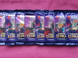 Magic The Gathering 8x THRONE OF ELDRAINE New Sealed Booster Packs MTG - Image 1