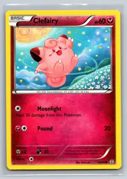 Clefairy 50/83 Generations Pokemon Card Fairy Type Basic Moonlight Pound TCG - Image 1