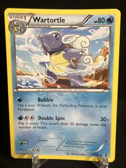 Pokemon Card Wartortle Plasma Blast Uncommon 15/101 - Image 1