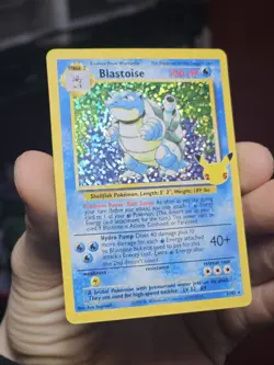 Pokemon TCG Blastoise 2/102 Celebrations Classic Collection Holo Bleed Error - Image 1