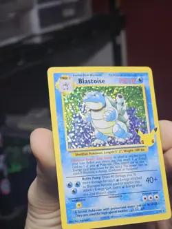 Pokemon TCG Blastoise 2/102 Celebrations Classic Collection Holo Bleed Error - Image 4
