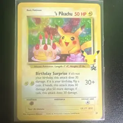Pokemon ______'s Pikachu 24/53 Wotc Promo Holo English Basic LV.17 - Image 1