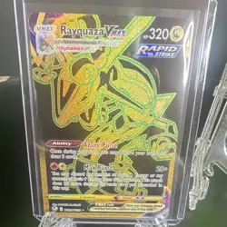 Pokemon Rayquaza VMAX Secret Rare TG29/TG30 Silver Tempest Trainer Gallery Holo - Image 1