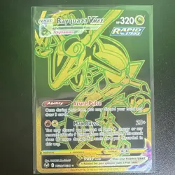 Pokemon Rayquaza VMAX Secret Rare TG29/TG30 Silver Tempest Trainer Gallery Holo - Image 3
