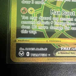 Pokemon Rayquaza VMAX Secret Rare TG29/TG30 Silver Tempest Trainer Gallery Holo - Image 4