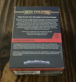 POKEMON TCG MEGA EVOLUTION BOOSTER BUNDLE FACTORY SEALED BOX NEW 6 PACKS C - Image 3