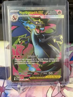 Pokemon TCG Mega Charizard X Ex 109/094 Full Art Phantasmal Flames NM Pack Fresh - Image 1