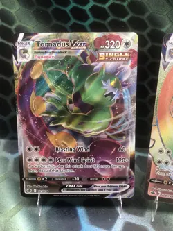 Pokemon Tornadus VMAX 209/198 & 125/197 Chilling Reign Rainbow Secret Rare - Image 2