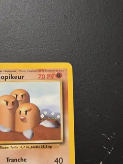 Pokemon Vintage French Dugtrio Base Set 19/102 Non-holo Rare WotC Triopikeur - Image 5