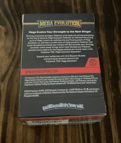 POKEMON TCG MEGA EVOLUTION BOOSTER BUNDLE FACTORY SEALED BOX NEW 6 PACKS A - Image 3