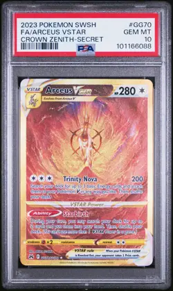 Pokemon TCG - PSA 10 - Arceus VSTAR GG70/GG70 - Crown Zenith - GEM MINT - Image 1