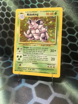 Nidoking - 11/102 - Holo - Unlimited LP TCG Pokemon - Image 1