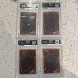 Konami Yu-Gi-Oh! TCG 4 SLAB LOT, Blue-Eyes, 2 Dark Magician Holo, Bonus Slab! 🔥 - Image 2