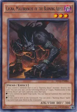Cagna, Malebranche of the Burning Abyss - SECE-EN084 - Rare - Unlimited Edition - Image 1