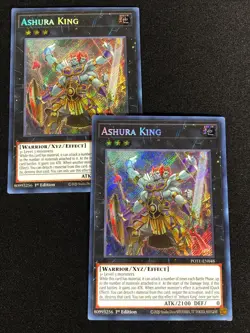 Yugioh Ashura King POTE-EN048 1ST SECRET x2 (NM) - Image 1