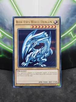 Yugioh Blue-Eyes White Dragon DUSA-EN043 1st Edition Ultra Rare NM - Image 1
