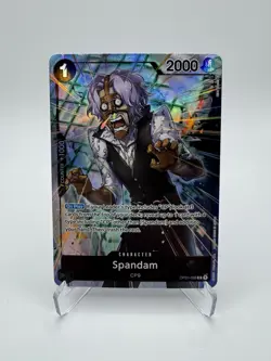 One Piece - Spandam (Alternate Art) OP03-086 Pillars of Strength Foil - English - Image 1