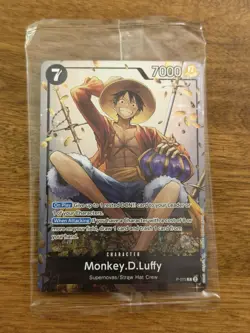 One Piece Monkey D. Luffy P-075 English Promo Tin Set Vol 2 Exclusive Sealed - Image 1