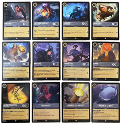 set 12 cartes communes Acier Chapitre 1 | Lot Disney Lorcana FR 🇫🇷 (2023) - Image 1