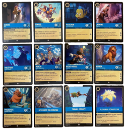 set 12 cartes communes Saphir Chapitre 1 | Lot Disney Lorcana FR 🇫🇷 (2023) - Image 1
