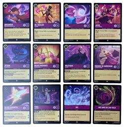Lot des 12 cartes communes encre Amethyste | set Disney Lorcana FR 🇫🇷 (2023) - Image 1