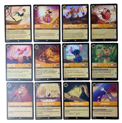 set 12 cartes communes Ambre Chapitre 1 | Lot Disney Lorcana FR 🇫🇷 (2023) - Image 1