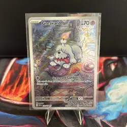 Pokemon TCG Greavard Scarlet Violet Base Set Illustration Rare Card 214/198 NM+ - Image 1