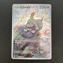 Pokemon TCG Greavard Scarlet Violet Base Set Illustration Rare Card 214/198 NM+ - Image 2