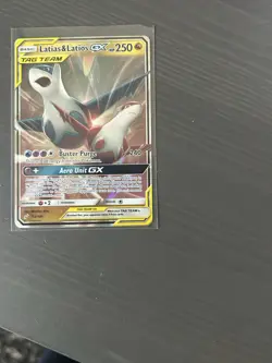 Pokemon Latias & Latios GX Holo Ultra Rare TCG Card Sun & Moon 113/181 Tag Team - Image 3