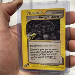 Strength Charm 150/165 Uncommon Expedition Pokemon Card 2002 WOTC E Reader LP - Image 2