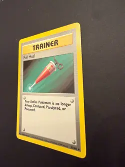 Pokemon TCG Trainer Card Full Heal Base 82/102 Regular LP! - Image 3