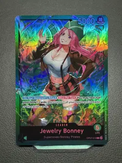 One Piece Jewelry Bonney OP07-019 Leader Card ST24 English - Image 1