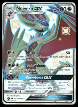 Pokemon Cards Noivern GX SV78/SV94 Hidden Fates Rare Shiny GX NM - Image 1