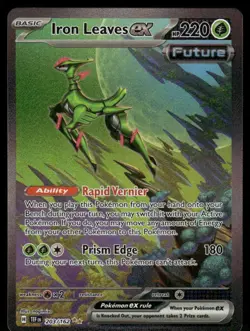 Pokemon Cards Iron Leaves ex 203/162 Temporal Forces NM - Image 1