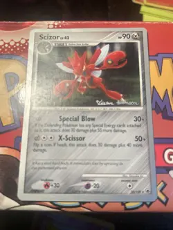 Scizor 29/100 2008 World Championships Tristan Robinson Pokemon Card - Image 1