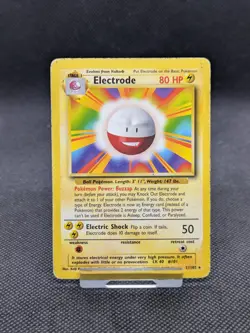 Electrode 21/102 Rare Base Set Pokemon Card WOTC Played - Image 1