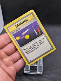 Item Finder 74/102 Rare Base Set Pokemon Card WOTC Played - Image 2