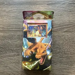 Pokemon Charizard Theme Deck Sword & Shield Vivid Voltage Code Card 60 Cards - Image 1